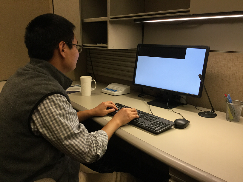 Lab research in progress